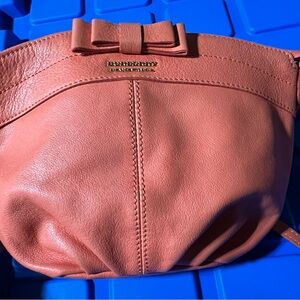 Burberry Pink Leather Crossbody Bag